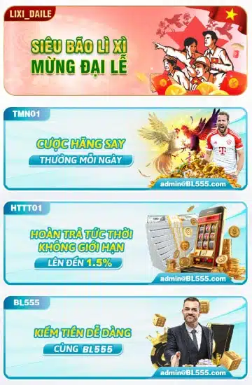 Khuyến mãi BL555 4 Hoàn trả không giới hạn lên tới 1.5%